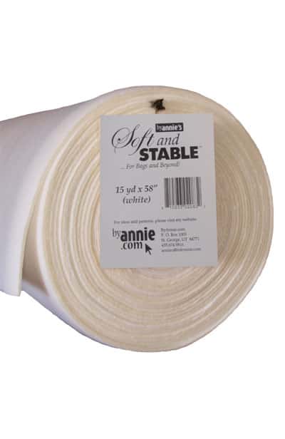 Soft and Stable White 15 yards x 58 "  (13,7 m x 145 cm) per yard