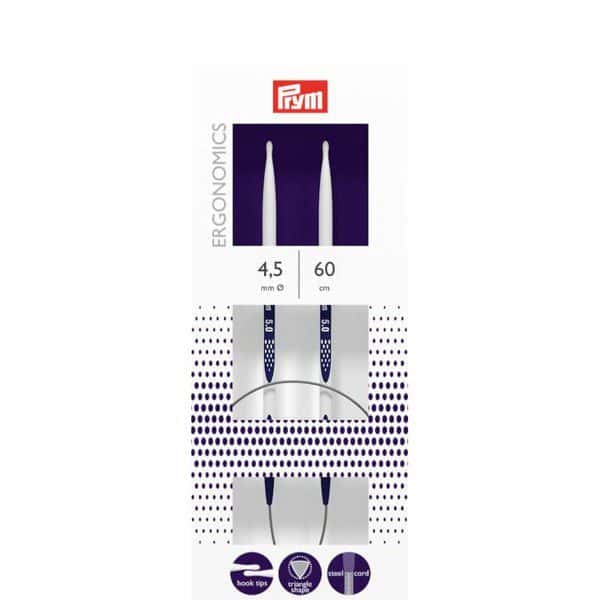 Prym ergonomische rondbreinaald 4.5 mm 60 cm 4002272156054