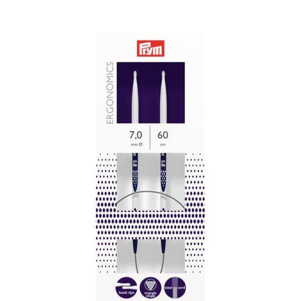 Prym ergonomische rondbreinaald 7 mm 60 cm