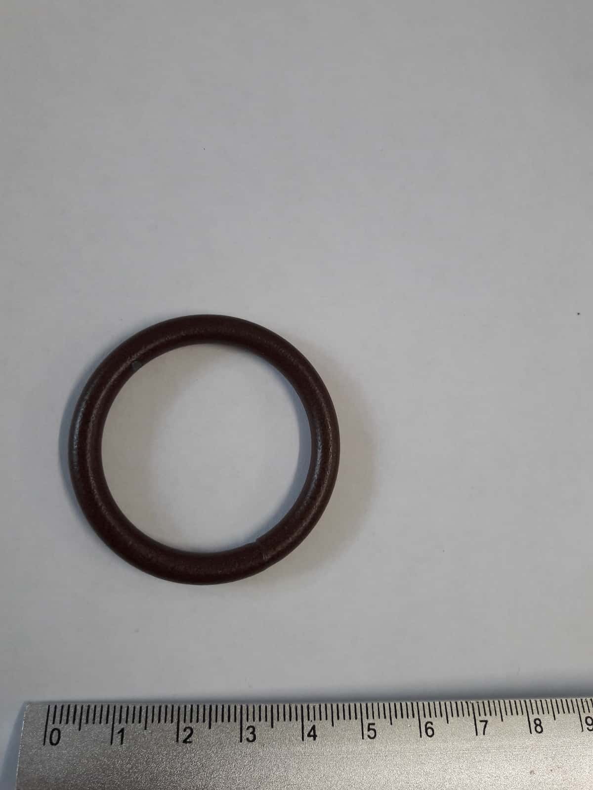 Dromenvanger metalen ring 45 x 35 mm roest per 7 stuks