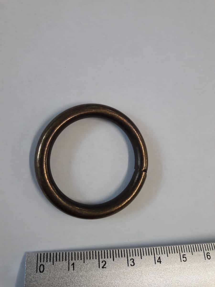 Dromenvanger metalen ring 40 x 30 mm brons per 7 stuks