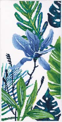 RTO borduur telpakket Blue Flower M748 20 x 40 cm