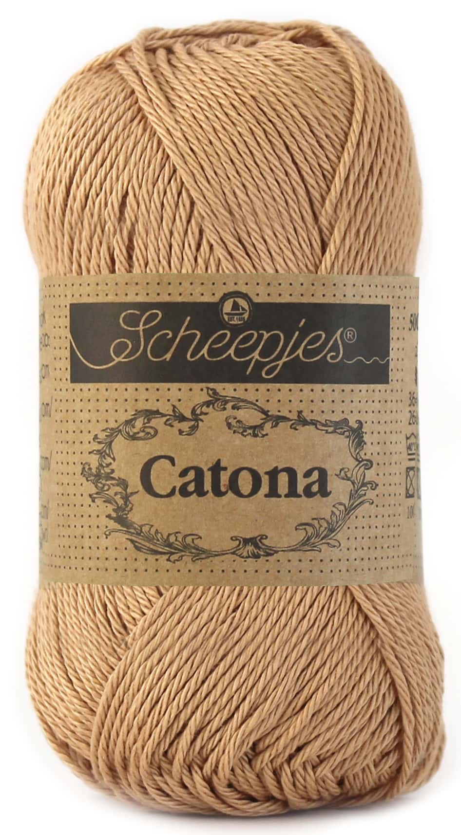 Scheepjes Catona kleur 502 CAMEL 25 gram