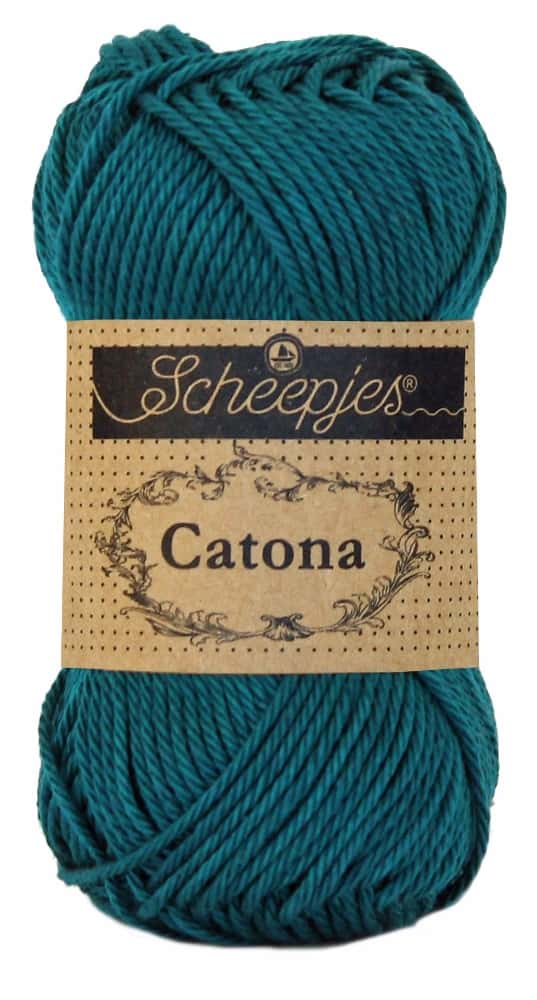 Scheepjes Catona kleur 401 DARK TEAL 25 gram