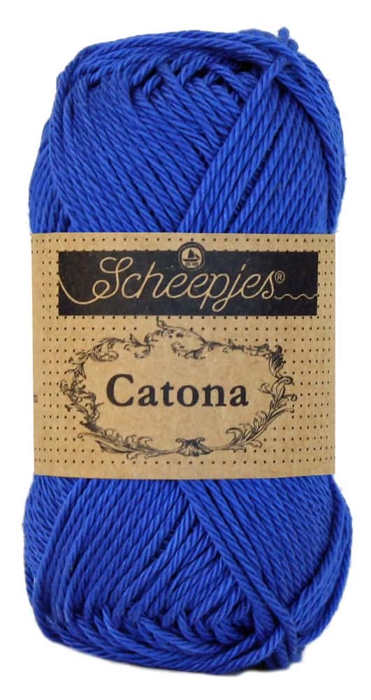 Scheepjes Catona kleur 201 ELECTRIC BLUE 25 gram