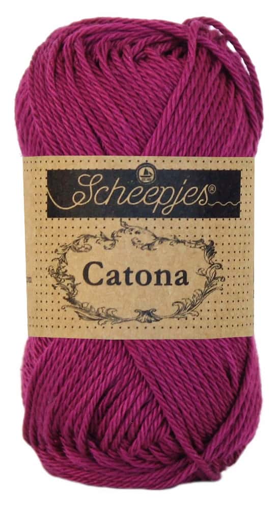 Scheepjes Catona kleur 128 TYRIAN PURPLE 25 gram