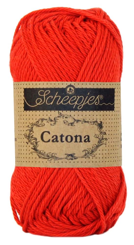 Scheepjes Catona kleur 115 HOT RED 25 gram