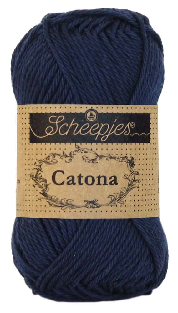 Scheepjes Catona kleur 124 ULTRAMARINE 25 gram