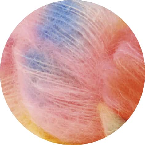 Lana Grossa Silkhair hand-dyed kleur 603 Sari