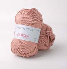 Phildar Phil Coton 4 kleur 30  Vieux Rose