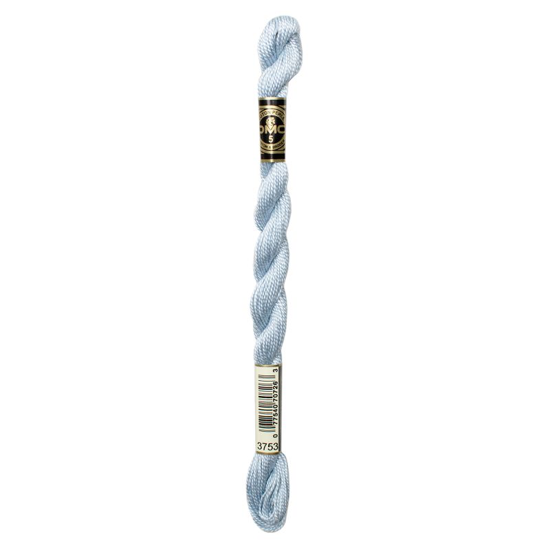 DMC Pearl Cotton Thread Dark Aquamarine Size 5 - 27.3 Yard Embroidery Thread