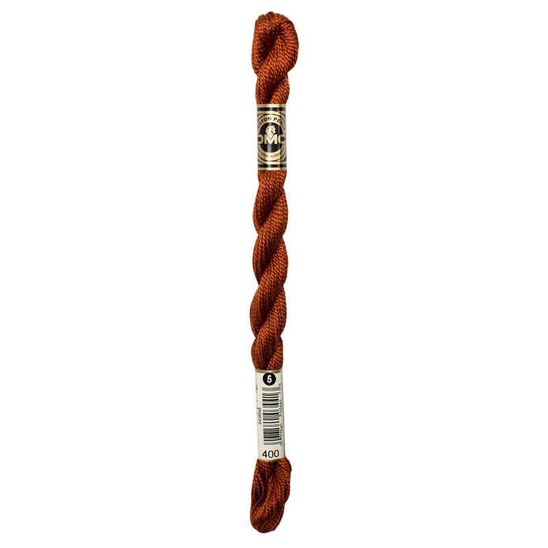 DMC 115 dikte 5 Cotton Perlé 25 mtr 100% katoen kleur 400