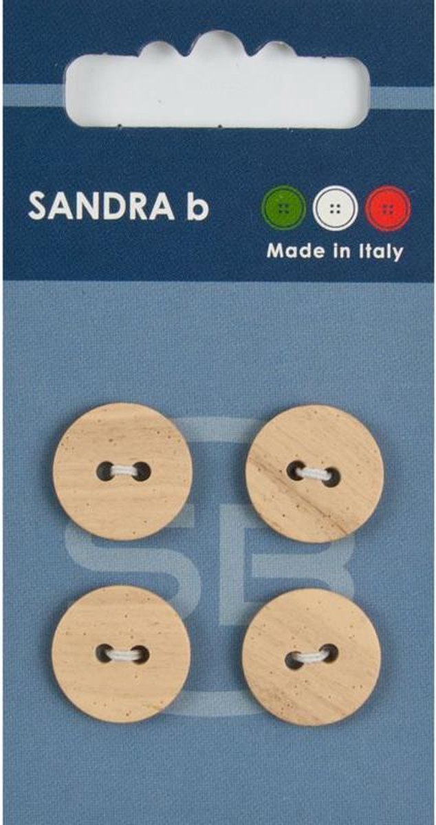 Knoop hout 15 mm SANDRA b 4 st