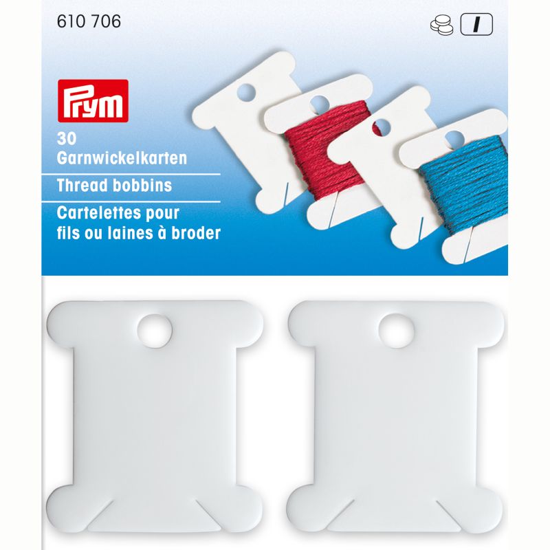 Prym Wikkelkaartjes plastic 30 stuks