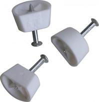 Kastplankdrager wit/cremewit 8 stuks..