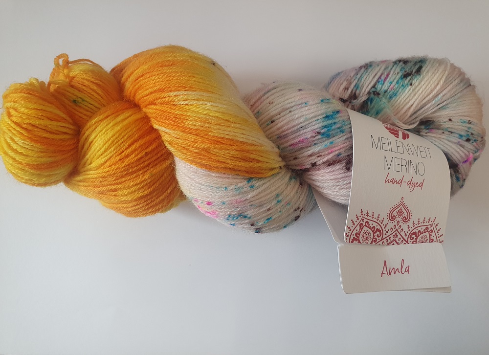 Lana Grossa Meilenweit Merino hand-dyed kleur 2 Amla