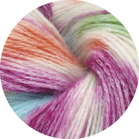 Lana Grossa Allora Hand Dyed kleur 260 Kismis