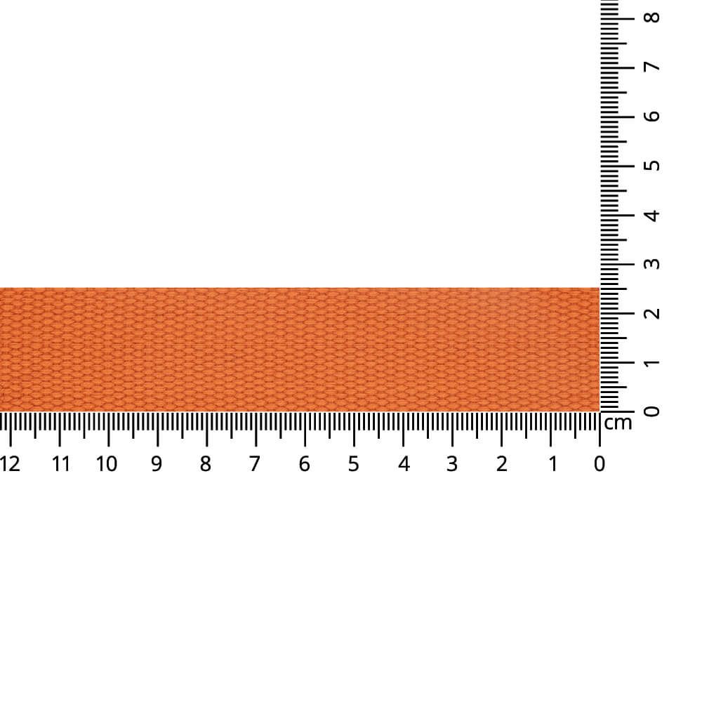 KEPERBAND TASSENBAND EXTRA STEVIG oranje 25 mm