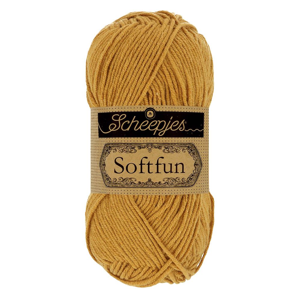 Scheepjes Softfun Uni kleur 2621 Mustard