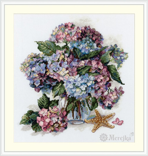 BORDUURPAKKET HYDRANGEA - MEREJKA 25 x 28 cm