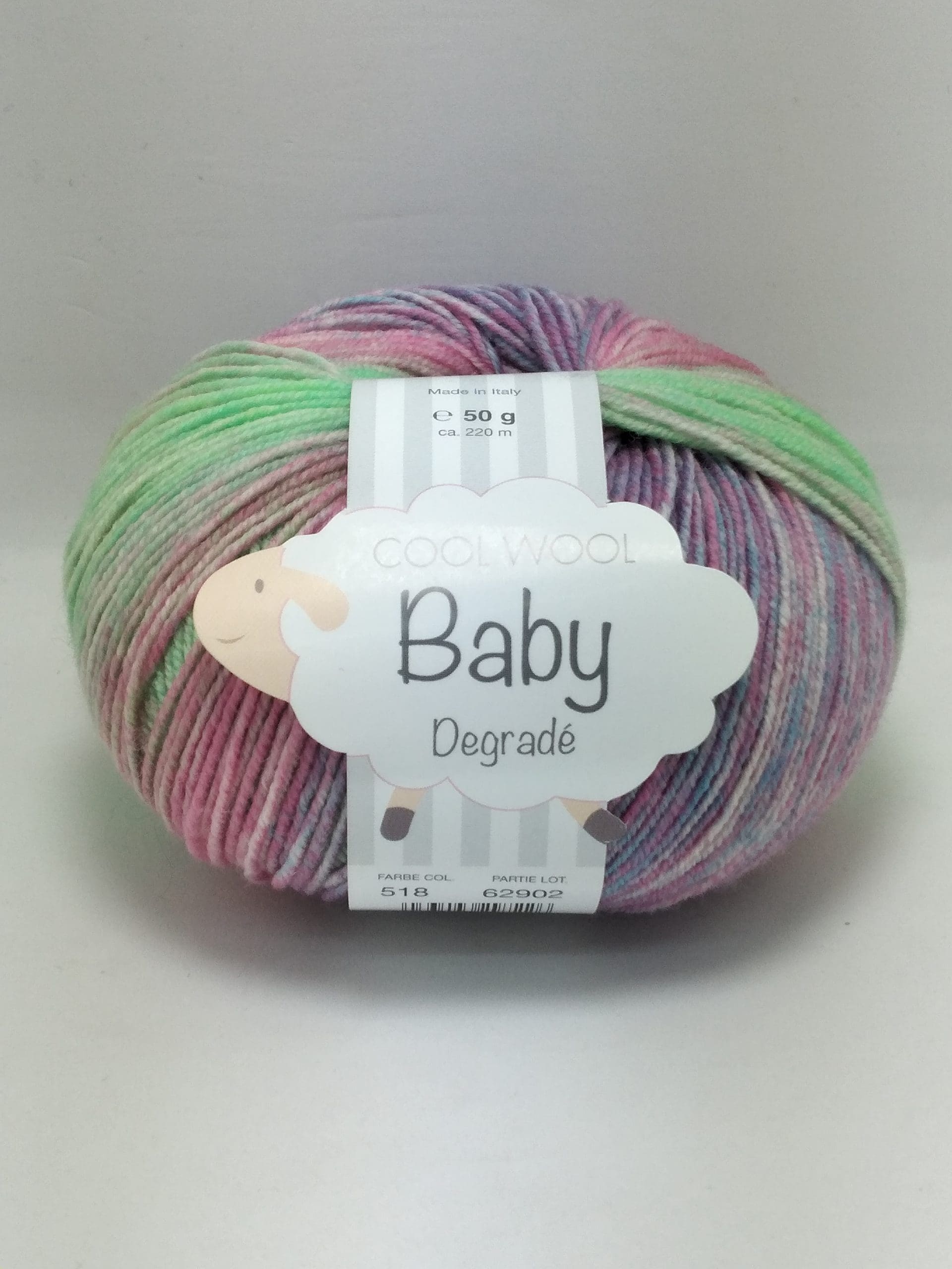 Lana Grossa Cool Wool Baby Degrade kleur 518