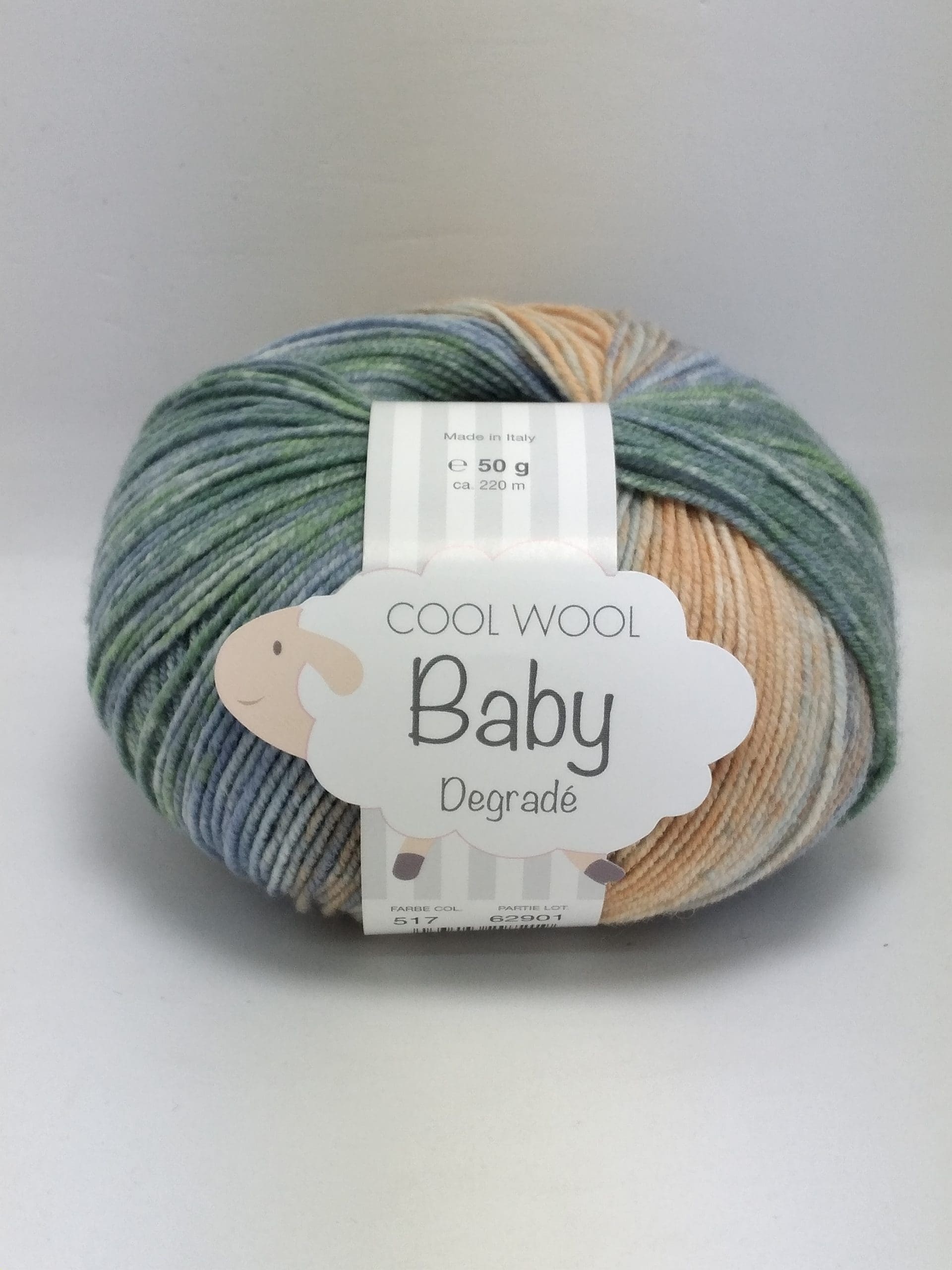 Lana Grossa Cool Wool Baby Degrade kleur 517