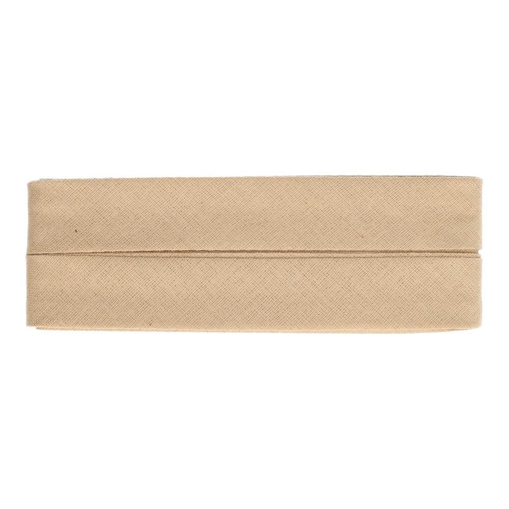 Oaki Doki Biasband Katoen 5 meter 20MM kleur 886 beige