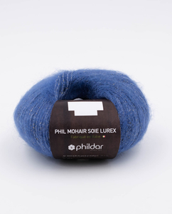Phil Mohair Soie Lurex Saphir