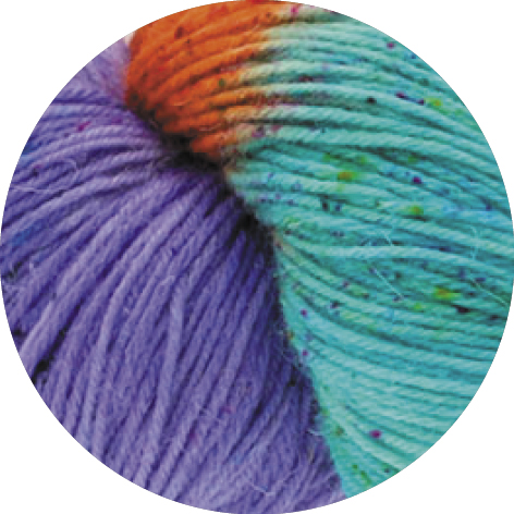 Lana Grossa Meilenweit Merino hand-dyed kleur 309