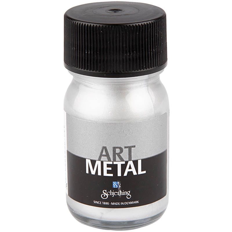 Hobbyverf metallic zilver 30 ml