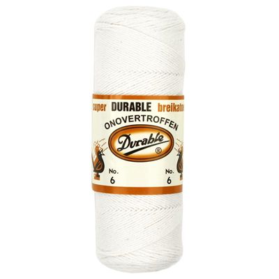Durable breikatoen No 6 WIT 009