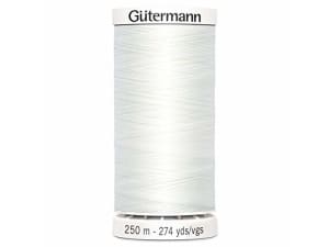 Gütermann naaigaren wit 250 meter voor de prijs van 200 meter