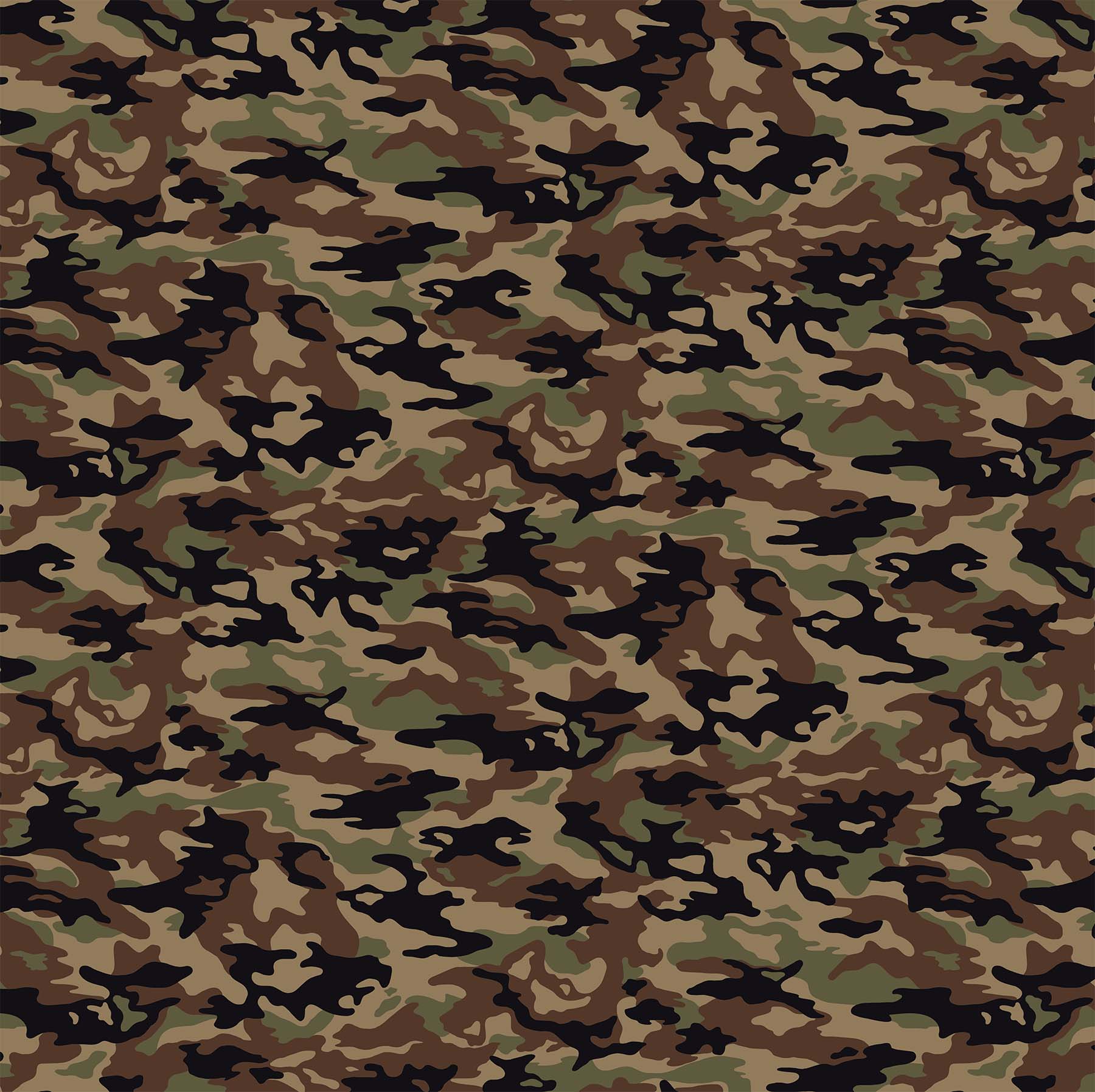 Quiltstof 110 cm breed Northcott Crazy for camo NC-24238-36