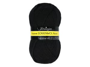 Scheepjes noorse sokkenwol markoma superwash kleur 6860 zwart