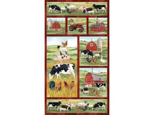 Quiltstof 110 cm breed Northcott HomeGrown Happines DP24357-24