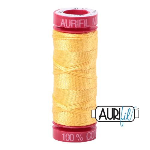 Aurifil Cotton Mako 12 kleur 1135 Pale Yellow 50 meter