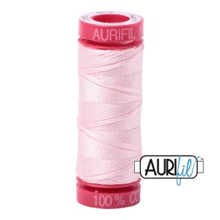 Aurifill Cotton Mako 12 kleur 2410 Pale Pink 50 meter