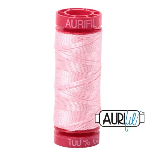 Aurifill Cotton Mako 12 kleur 2423 Baby Pink 50 meter