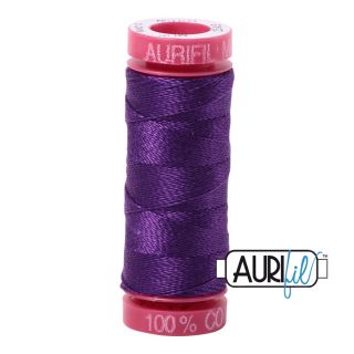 Aurifill Cotton Mako 12 kleur 2545 Medium Purple 50 meter