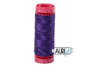Aurifill Cotton Mako 12 kleur 2582 Dark Violet 50 meter