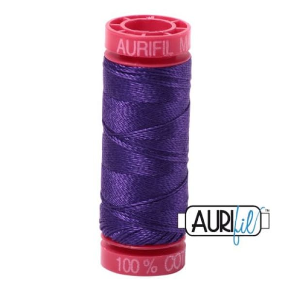Aurifill Cotton Mako 12 kleur 2582 Dark Violet 50 meter