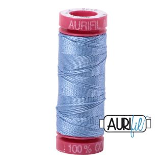 Aurifil Cotton Mako 12 kleur 2720 Light Delft Blue 50 meter