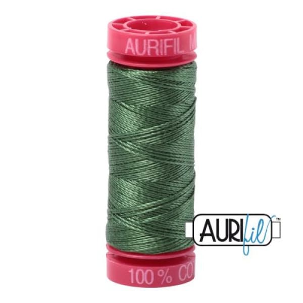 Aurifill Cotton Mako 12 kleur 2890 Very Dark Grass Green 50 meter