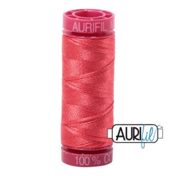 Aurifill Cotton Mako 12 kleur 5002 Medium Red 50 meter