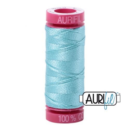 Aurifil Cotton Mako 12 kleur 5006 Light Turquoise 50 meter