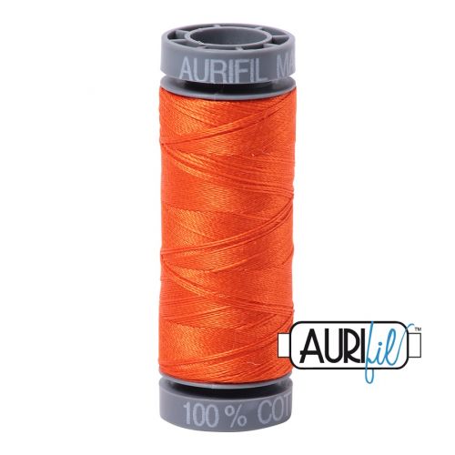 Aurifil Cotton Mako 28 kleur 1104 Neon Orange 100 meter