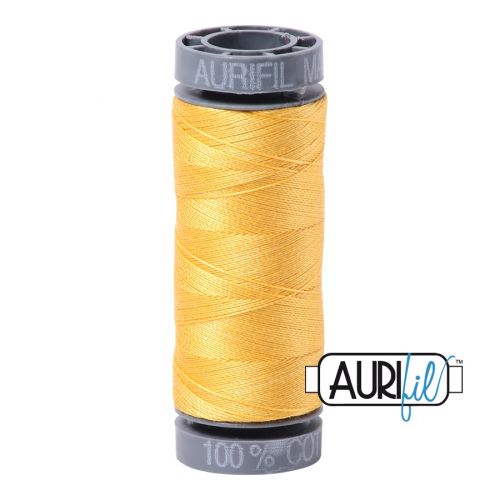 Aurifil Cotton Mako 28 kleur 1135 Pale Yellow 100 meter