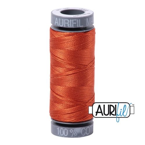 Aurifil Cotton Mako 28 kleur 2240 Rusty Orange 100 meter