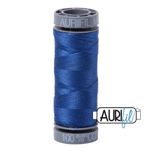 Aurifil Cotton Mako 28 kleur 2735 Medium Blue 100 meter