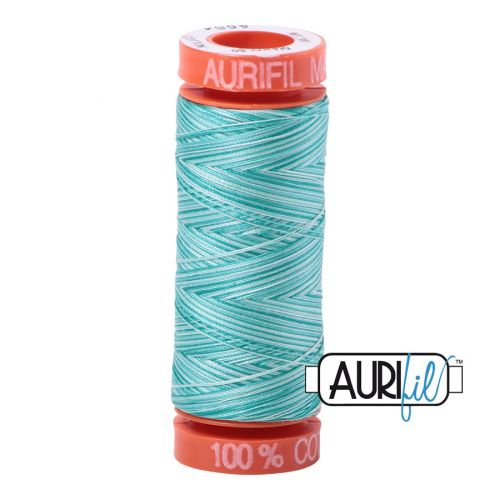 Aurifil Cotton Mako 50 kleur 4654 Turquoise 200 meter
